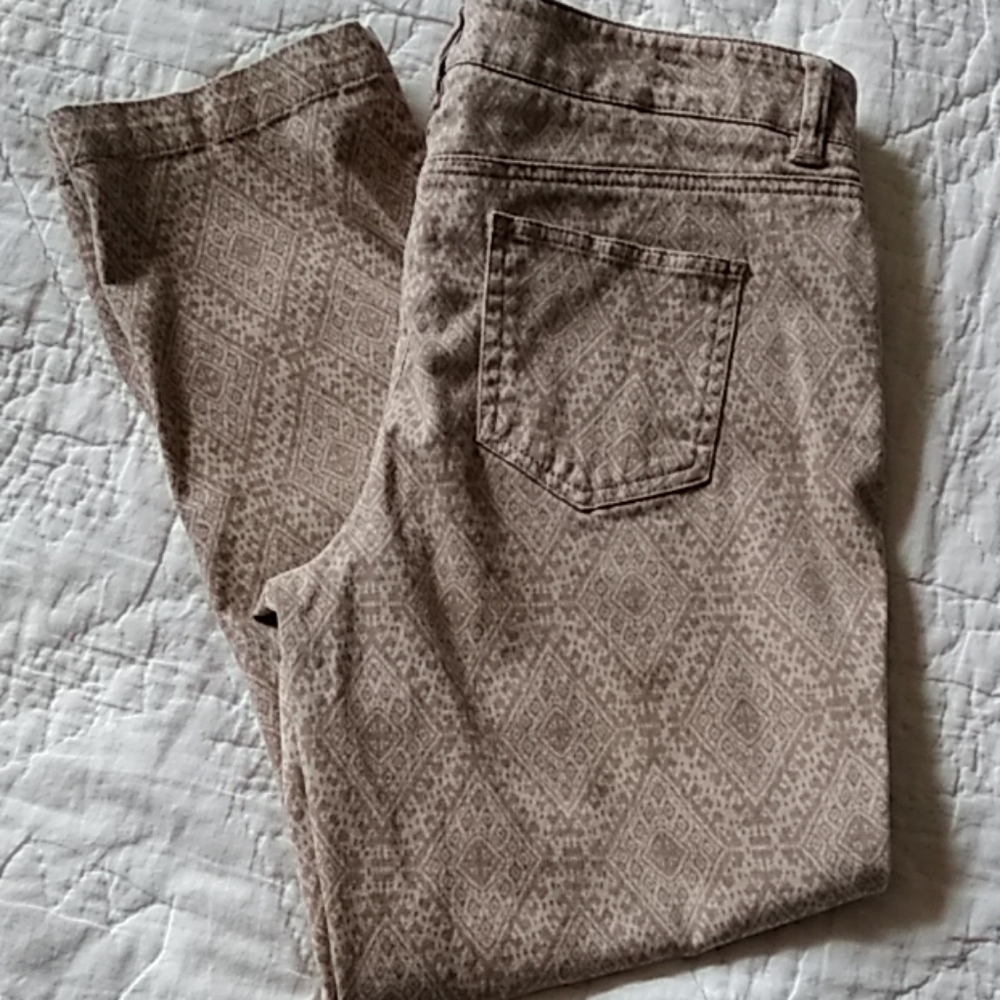 Jones New York Sport Print Jeans 10P